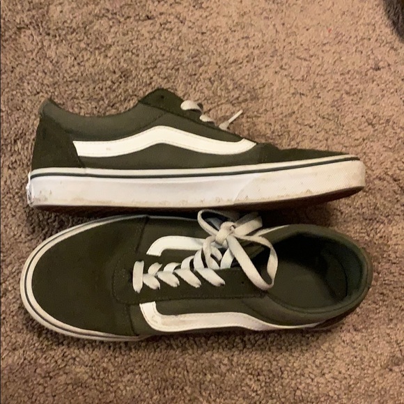 olive color vans